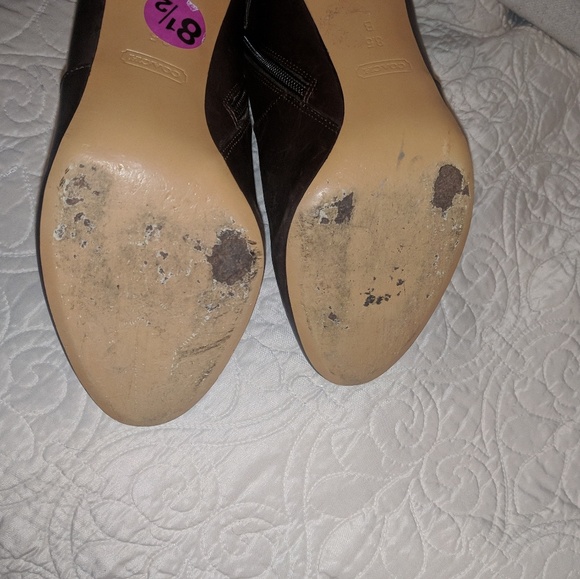 COACH BOOTIE, BROWN - Picture 8 of 8